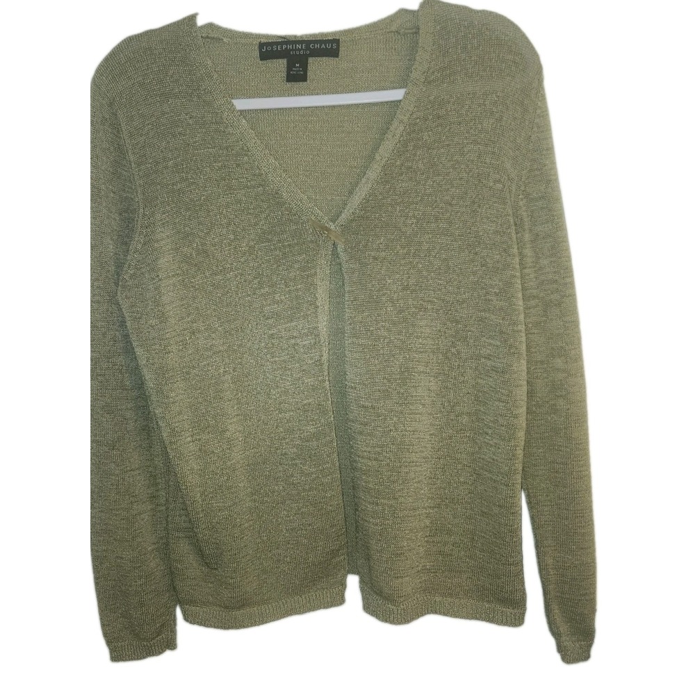 Josephine Chaus Cardigan V-Neck Sweater Women. Medium